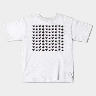 dog paw prints Kids T-Shirt